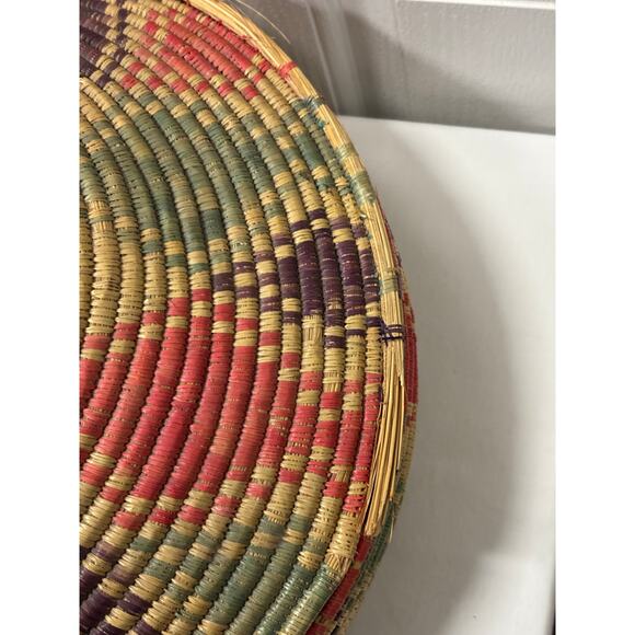 Mid-Century African Handmade Lidded Grain Basket - Picture 12 of 12